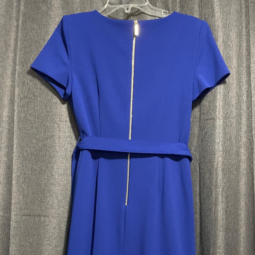 Calvin Klein Royal Blue Asymmetrical Dress - Picture 7 of 8
